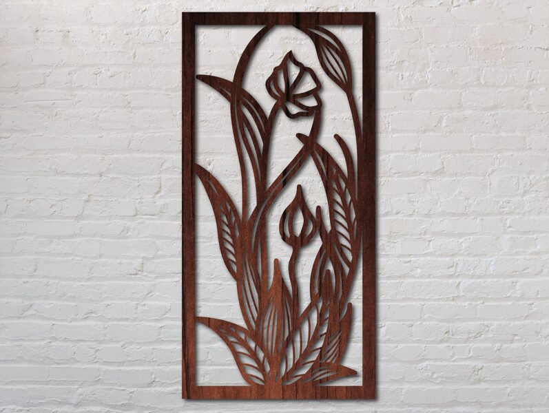 Téglalap alakú Díszpanel 04