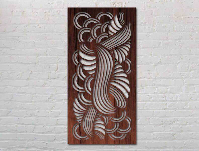 Téglalap alakú Díszpanel 06