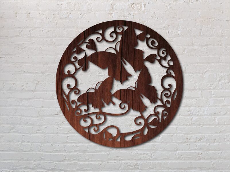 Pillangók körkeretben