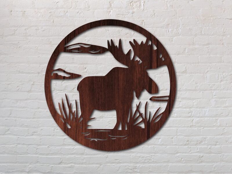 Jávorszarvas körkeretben